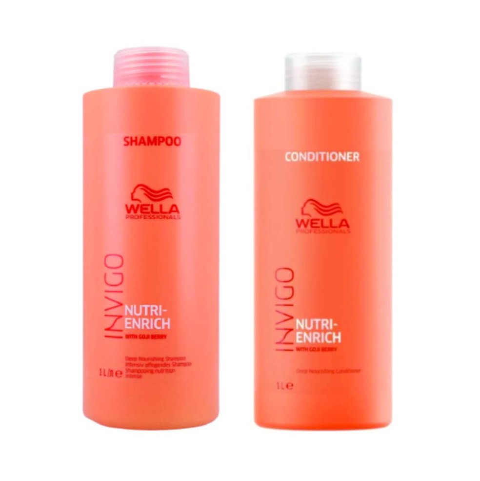 Kit Shampoo e Condicionador Nutri Enrich Invigo, Wella — Foto: Reprodução/ Amazon