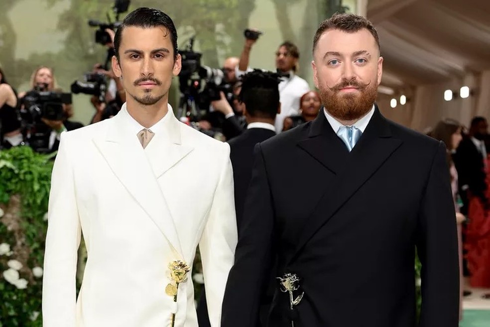 Christian Cowan e Sam Smith — Foto: GettyImages