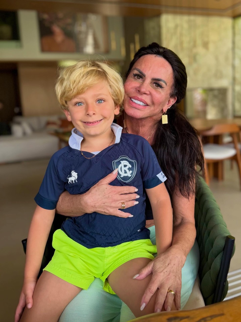 Bento e a avó Gretchen — Foto: reprodução/instagram