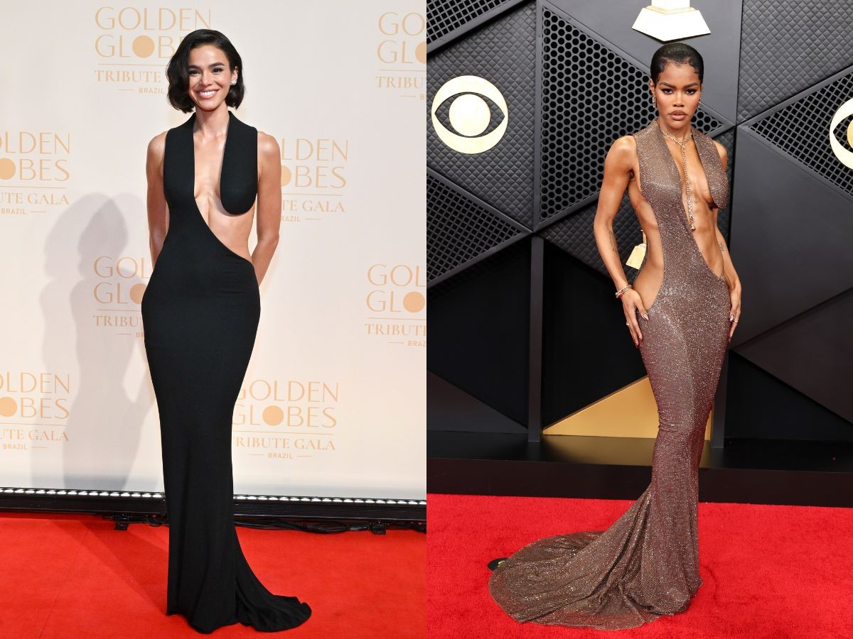 Bruna Marquezine brilha em vestido de 32 mil reais no golden globes tribute gala