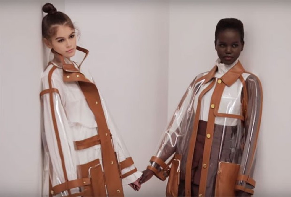 Fendi hotsell transparent coat