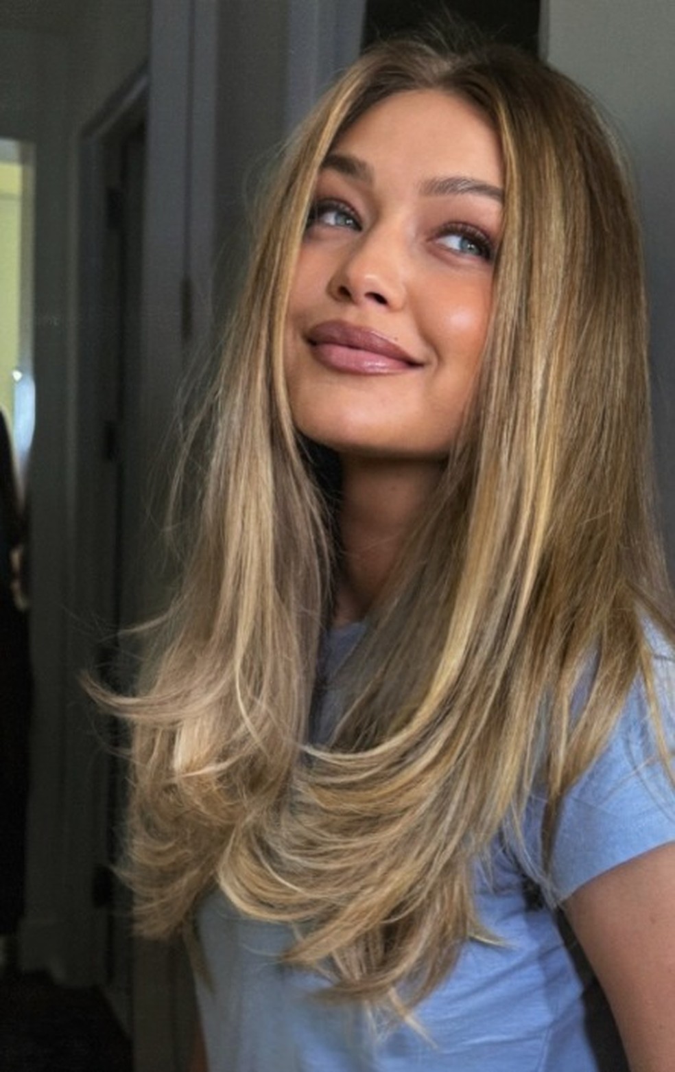 Gigi Hadid renova o visual — Foto: Reprodução/Instagram