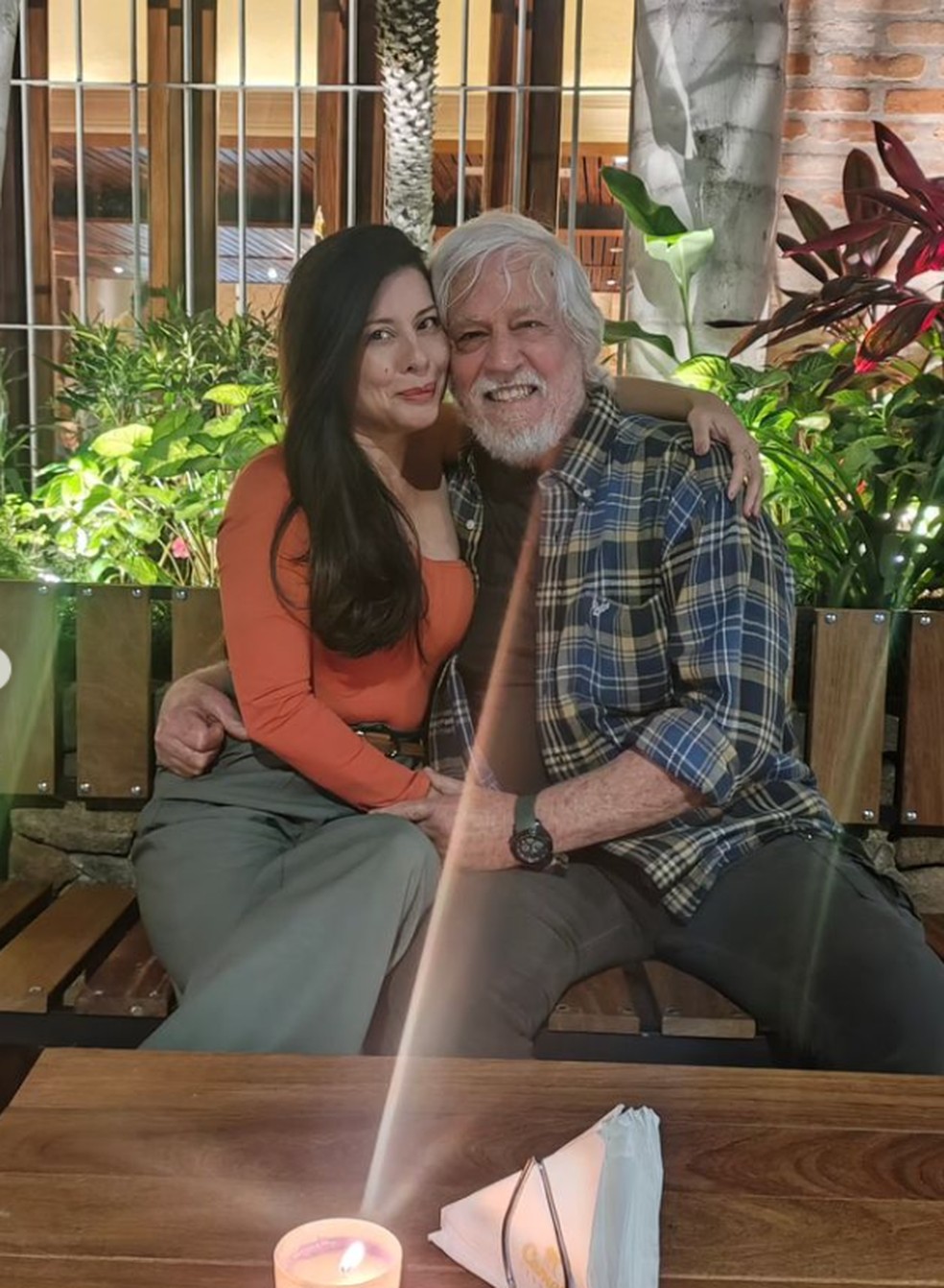 Nuno Leal Maia e a mulher, Mônica Camillo — Foto: reprodução/instagram