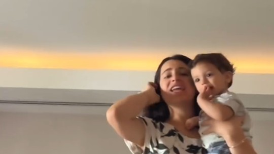Claudia Raia encanta a web ao mostrar  Sophia com Luca se divertindo: "Eu amo" 