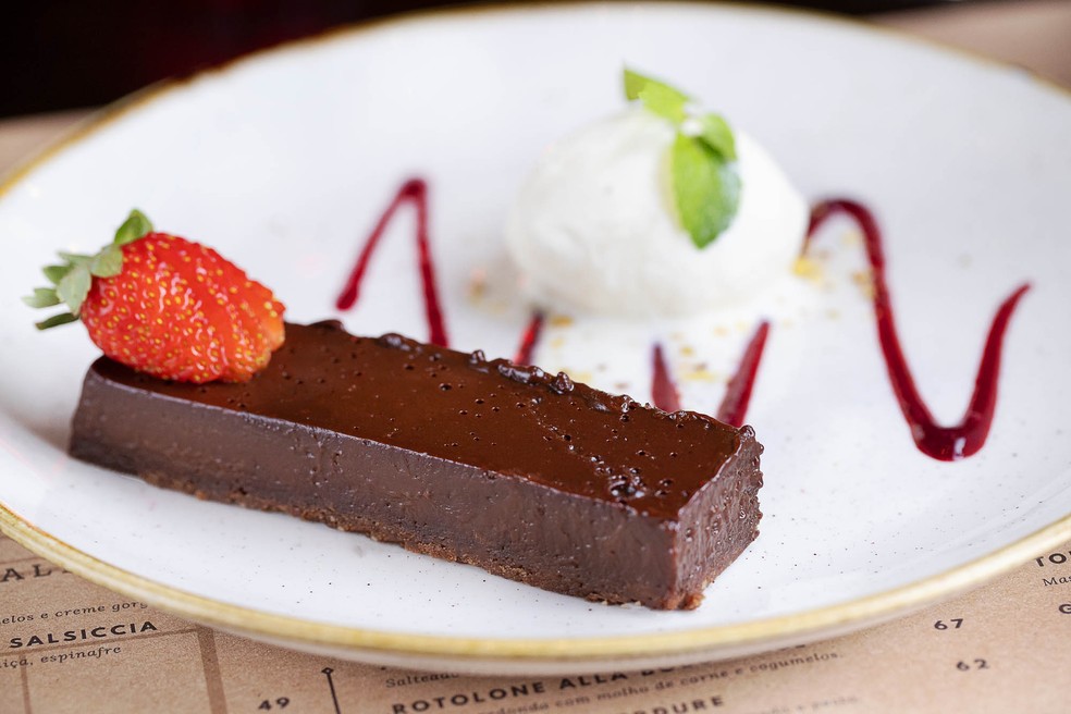 Tortino di Cioccolato e Lampioni do Piccini — Foto: Divulgação