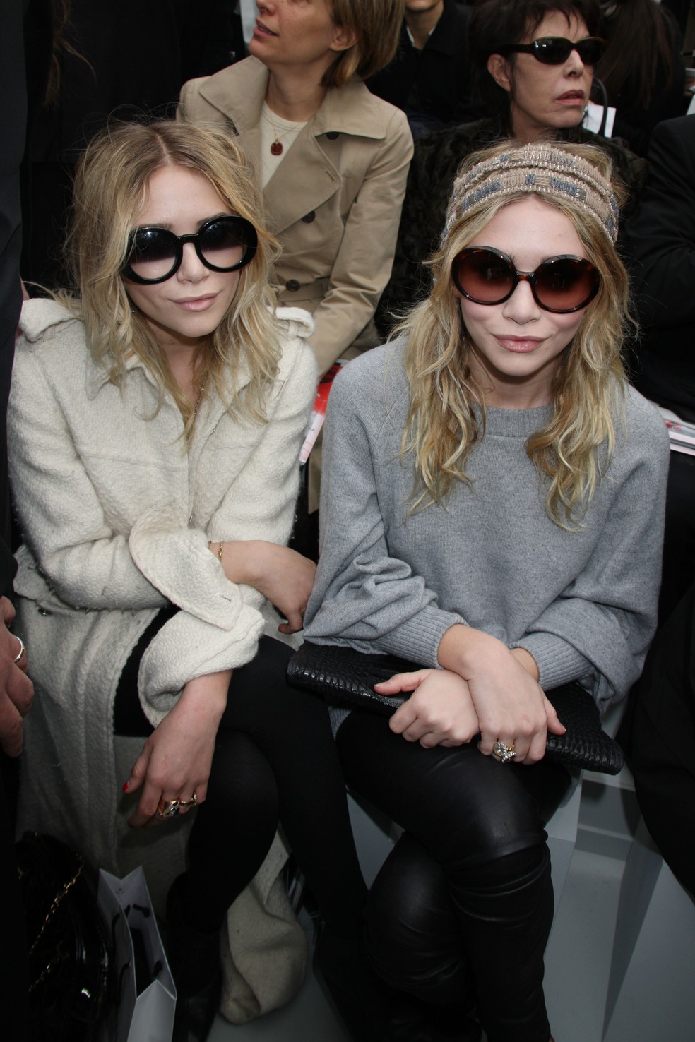 Mary-Kate e Ashley Olsen em 2009 — Foto: Getty Images