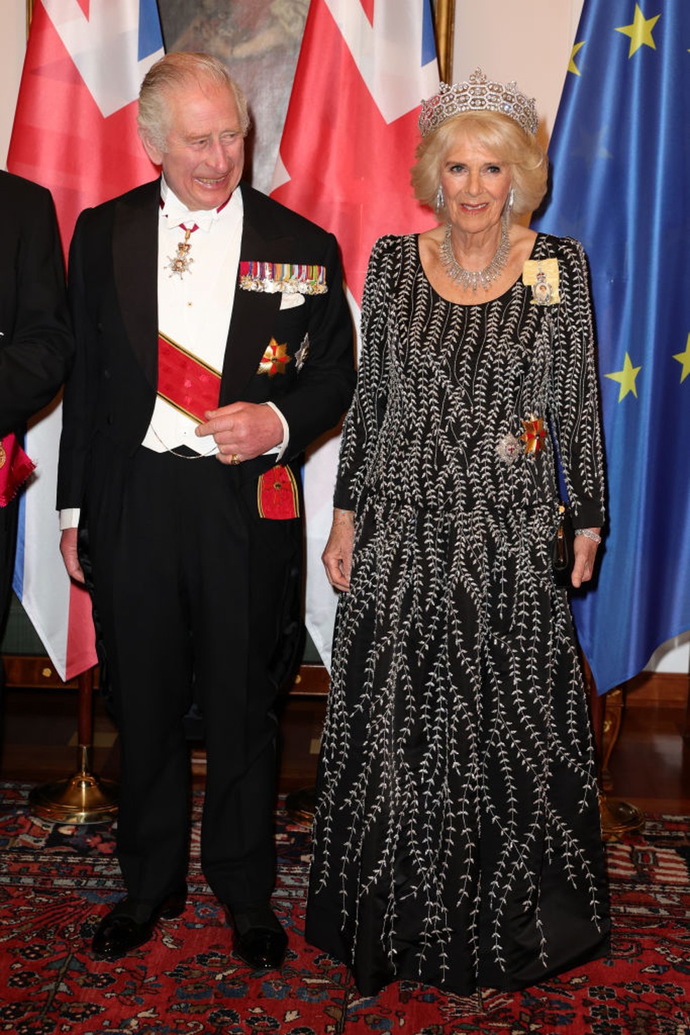 Rei Charles e Camilla — Foto: Getty Images