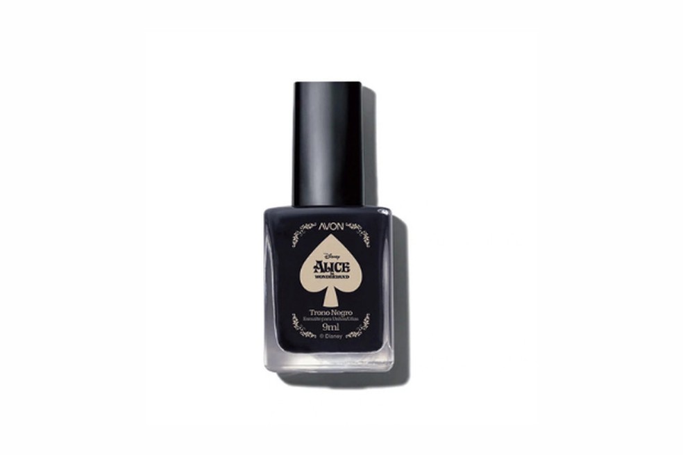 Esmalte Tono Negro Alice Collection, Avon — Foto: Reprodução
