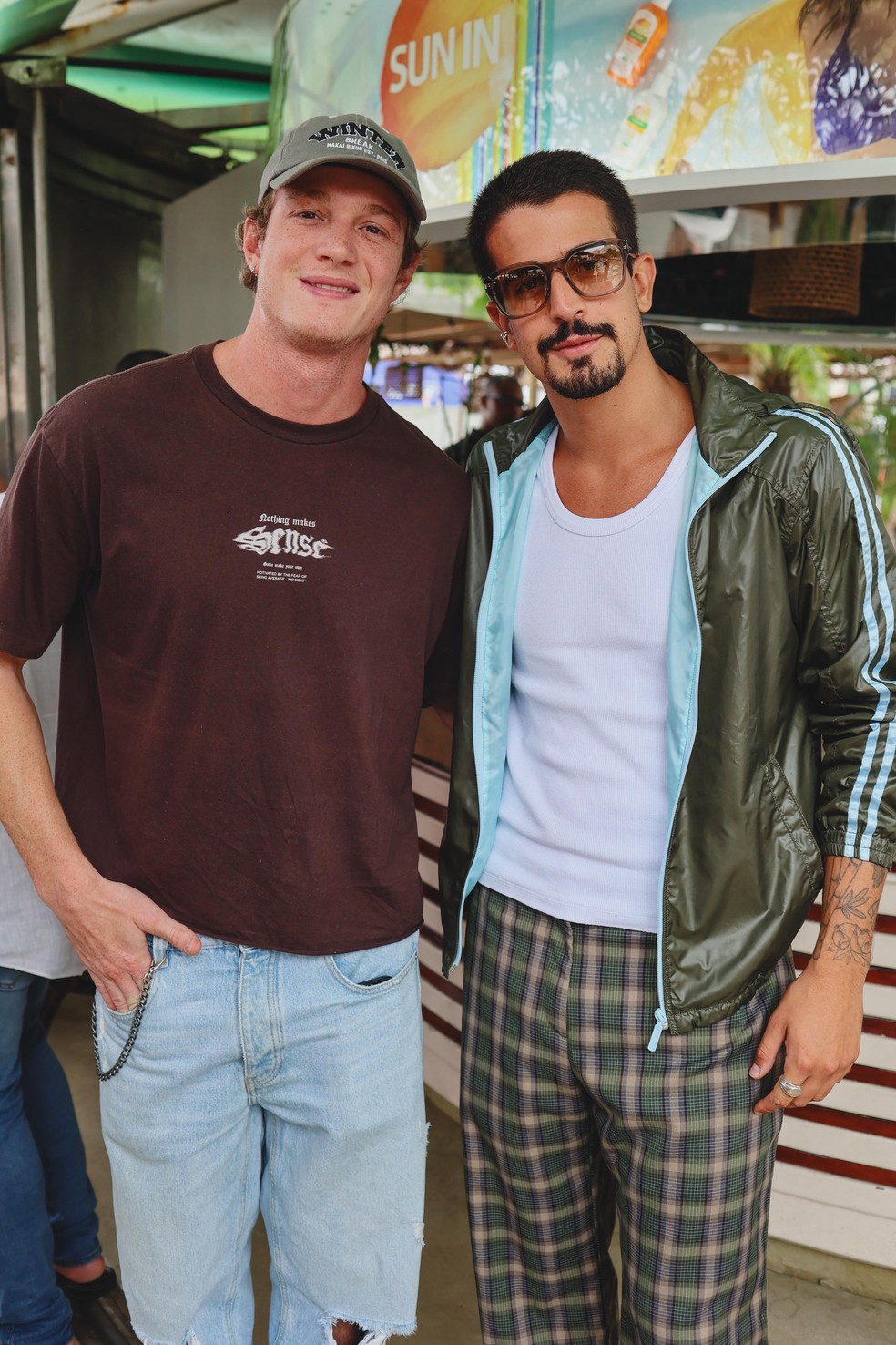 Pedro Novaes e Enzo Celulari &mdash; Foto: Fabio Cordeiro