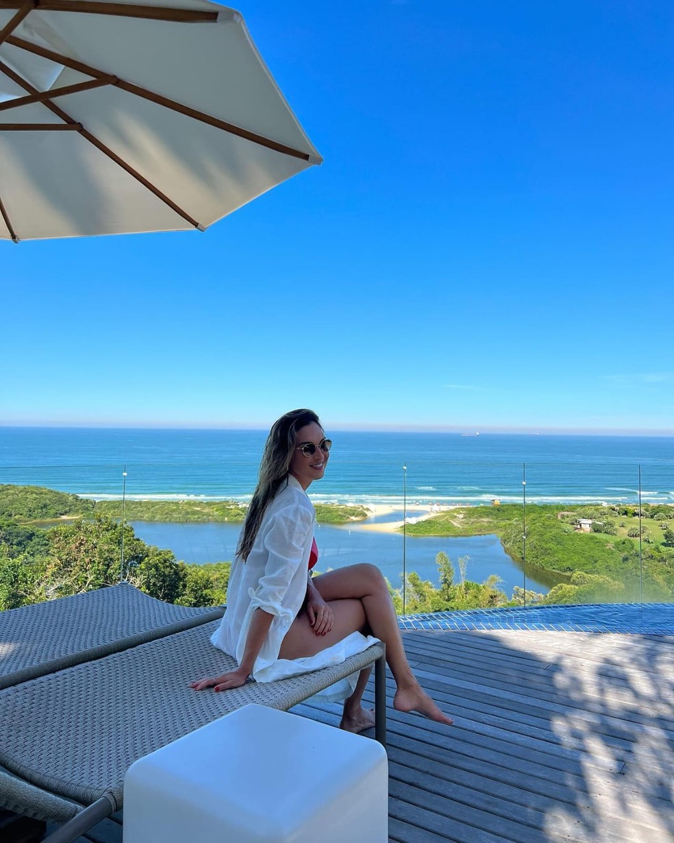 Talitha Morete exibe viagem a Santa Catarina — Foto: Reprodução/Instagram