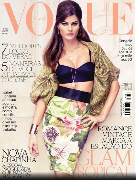 Isabeli Fontana na Vogue Brasil (2011) — Foto: Vogue Brasil