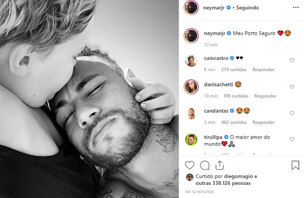 Caio Castro e Tirulipa deixaram comentários (Foto: Instagram/ Reprodução) — Foto: Vogue