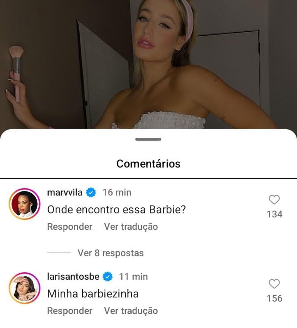 Ex-BBBs comentam em post de Bruna Griphao &mdash; Foto: Reprodu&ccedil;&atilde;o/Instagram