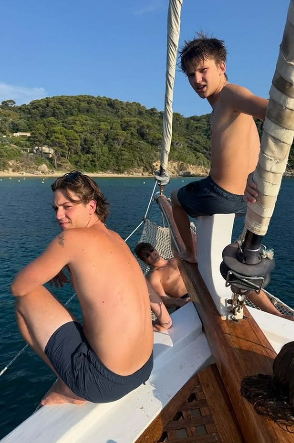 O filho de Kate Hudson, Bingham Bellamy, completa 15 anos — Foto: Reprodução/Instagram