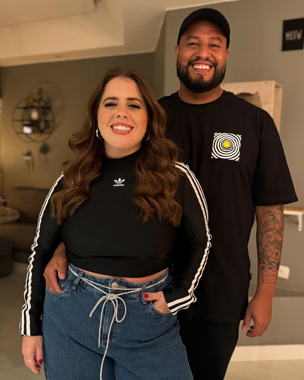 Tati Machado e o marido, Bruno Monteiro — Foto: Instagram