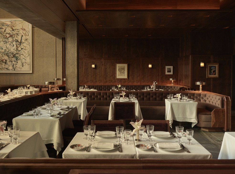 Restaurante Marcel, na Sotheby’s NY  — Foto: Divulgação