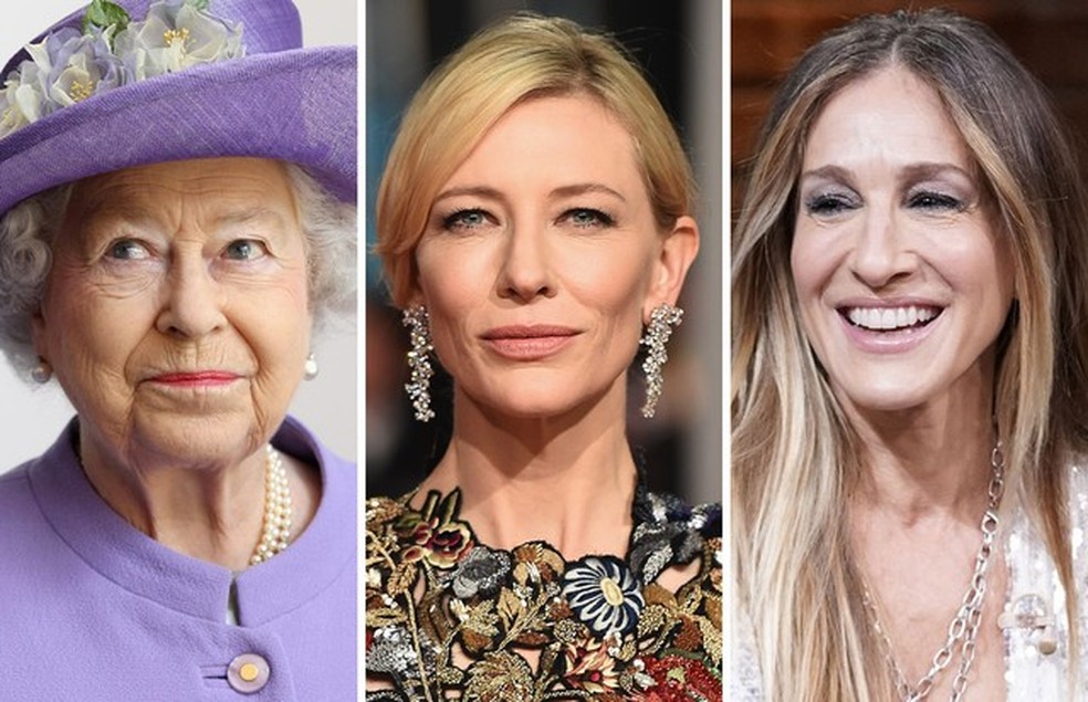 Verão: Rainha Elizabeth II, Cate Blanchett, Sarah Jessica Parker (Foto: Getty Images) — Foto: Vogue