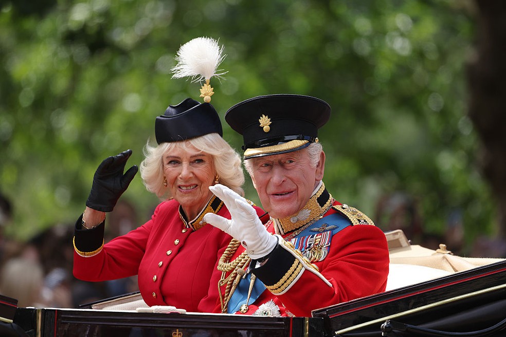 Rainha Camilla e Rei Charles — Foto: GettyImages