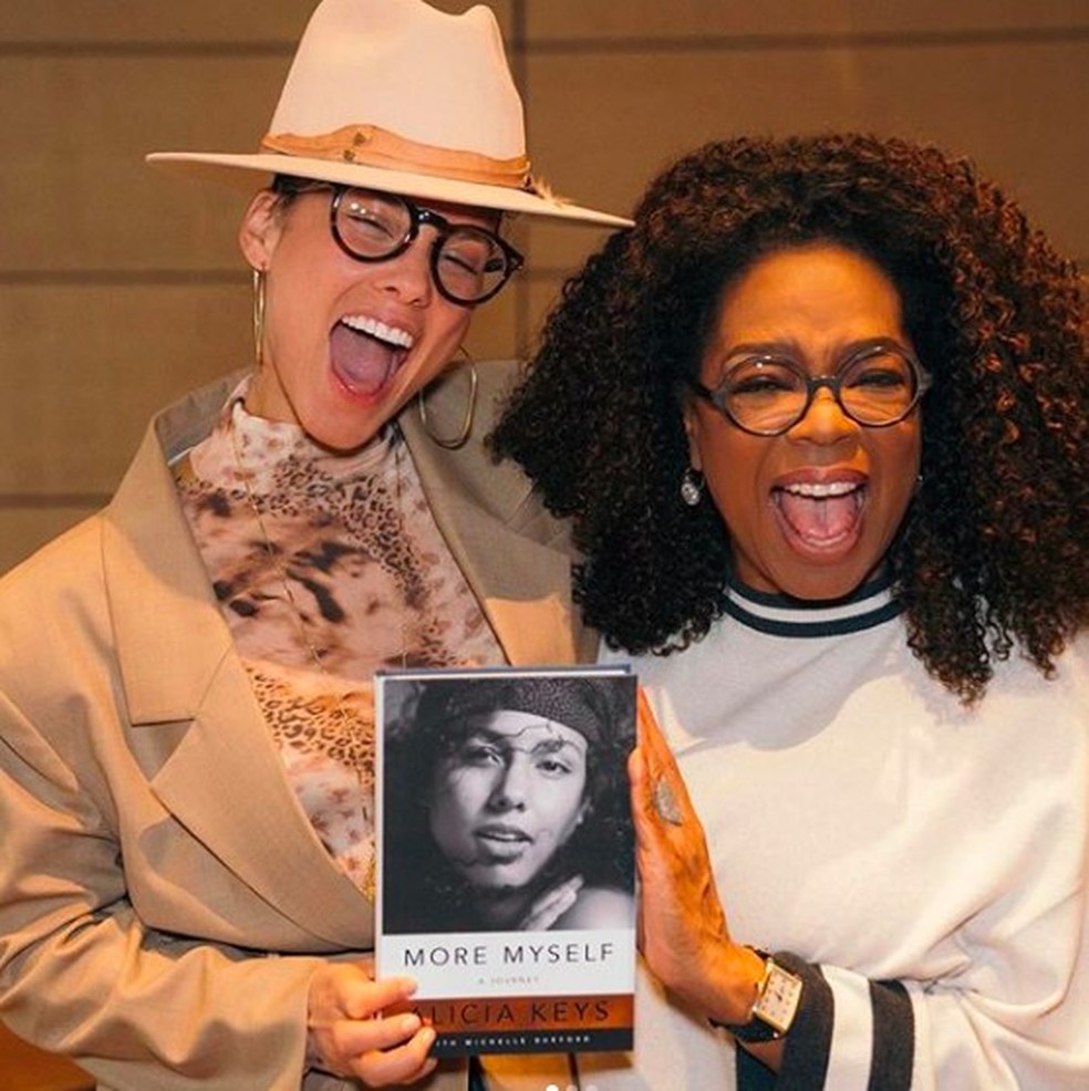 Alicia Keys e Oprah Winfrey (Foto: Instagram) — Foto: Vogue