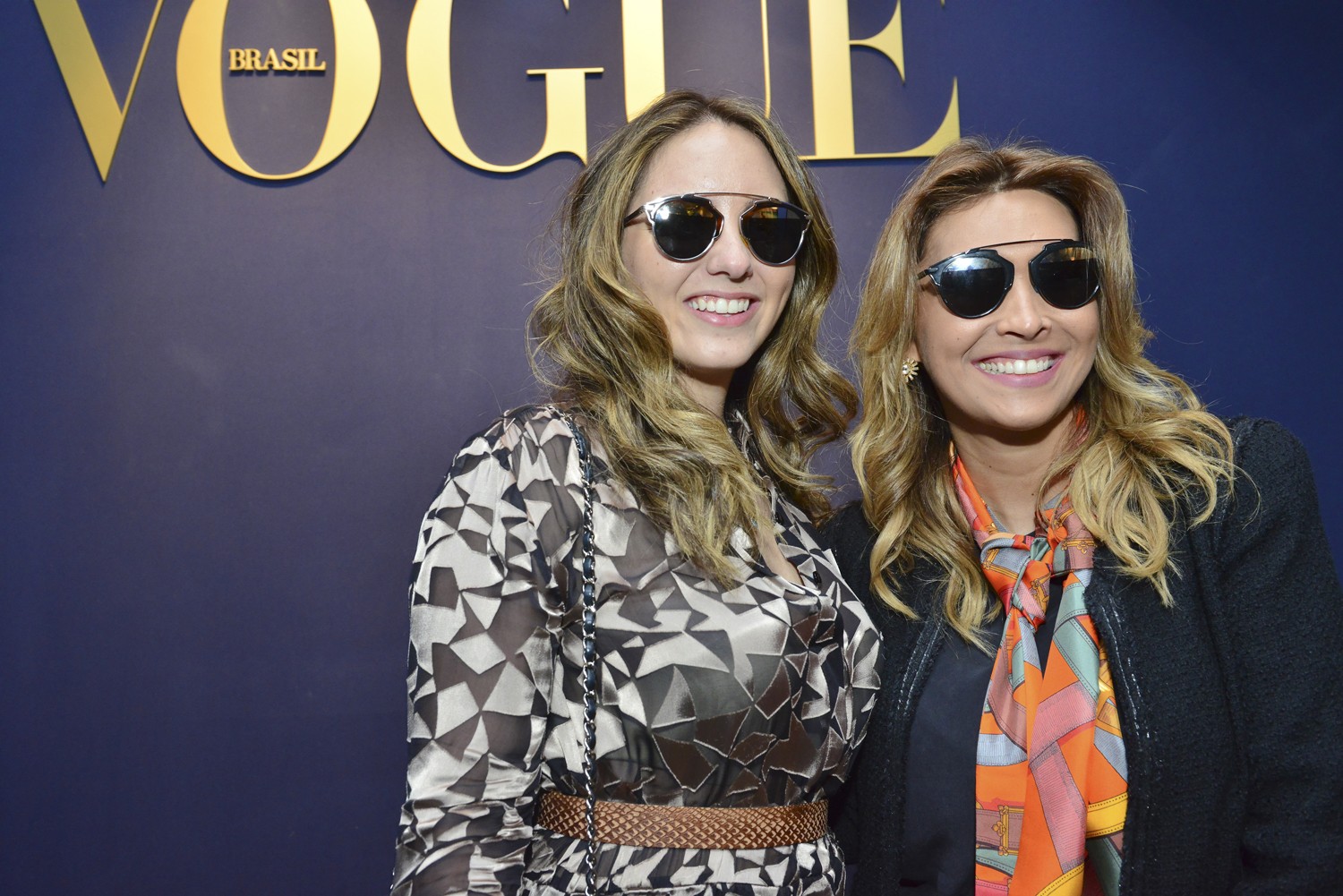 Lele Saddi e Ju Flor com sunglasses da Dior