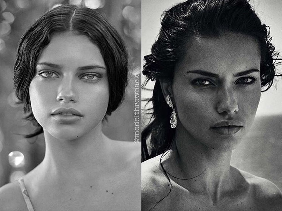 Antes E Depois Adriana Lima Linda Aos 20 E 36 Anos