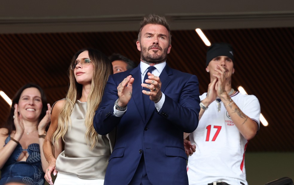 Victoria Beckham e David Beckham — Foto: Getty Images