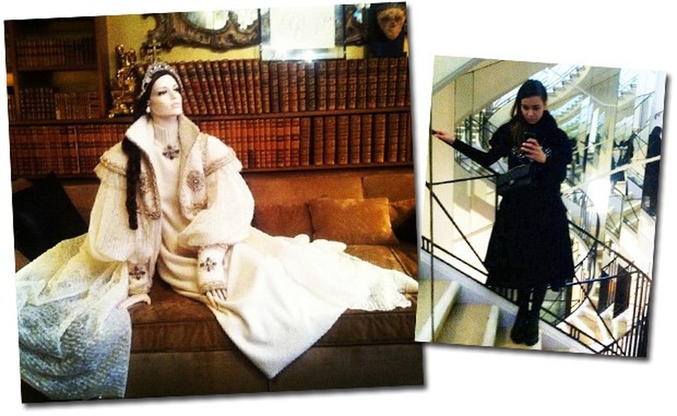 A coleção Métier d'Arts ganhou exposição no apartamento de Coco Chanel (Foto: Instagram/Reprodução) — Foto: Vogue