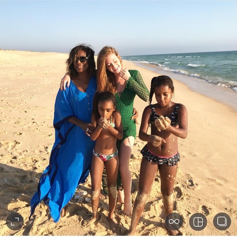 Gloria Maria mostra momentos em Portugal com as filhas e Marina Ruy Barbosa (Foto: Reprodução/Instagram) — Foto: Vogue
