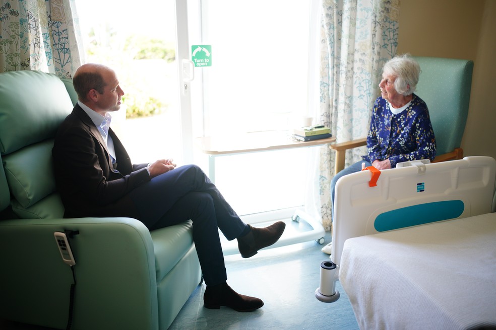 Príncipe William visita Hospital Comunitário de St Mary, nas Ilhas Scilly — Foto: Getty Images