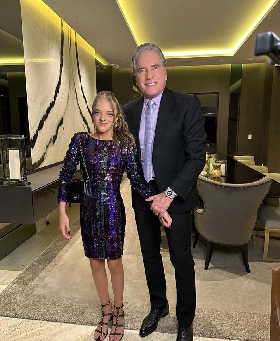 Roberto Justus se derrete pela filha, Rafa Justus