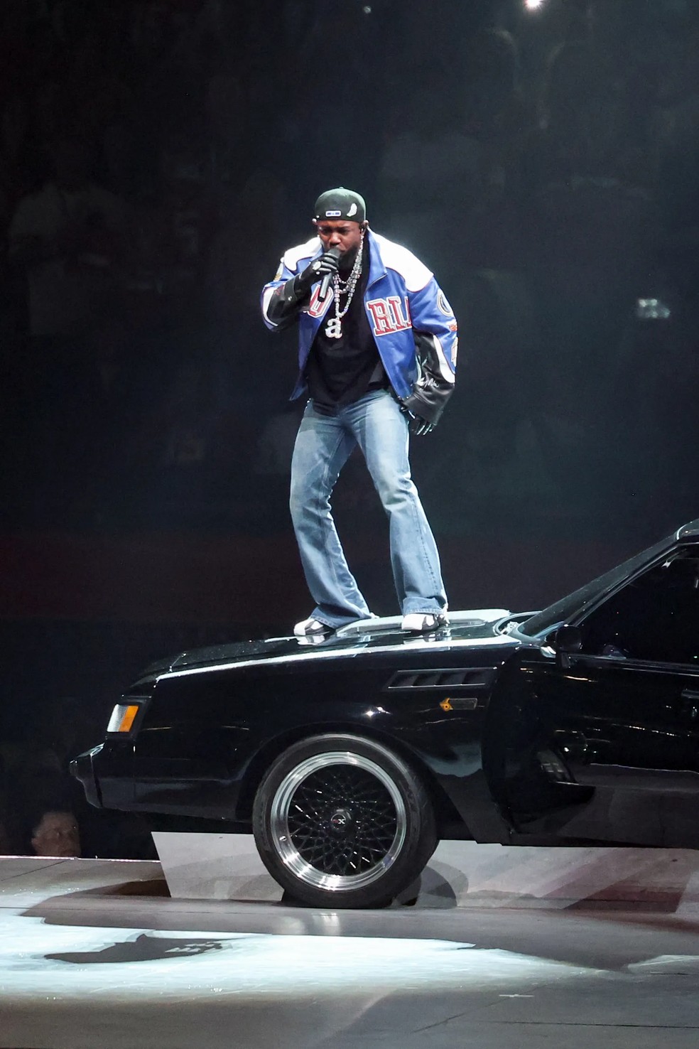 Kendrick Lamar no Super Bowl de 2025 — Foto: Getty Images