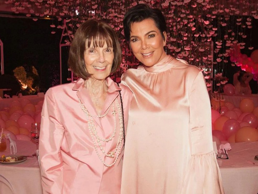 Kris Jenner e sua mãe, MJ — Foto: Reprodução/Instagram