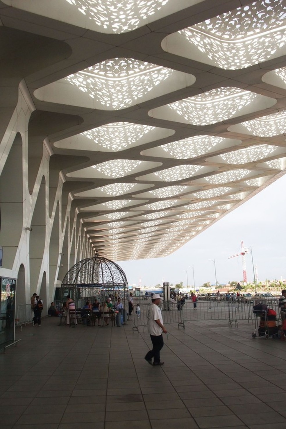 Aeroporto de Marrakech (Foto: Reprodução) — Foto: Vogue