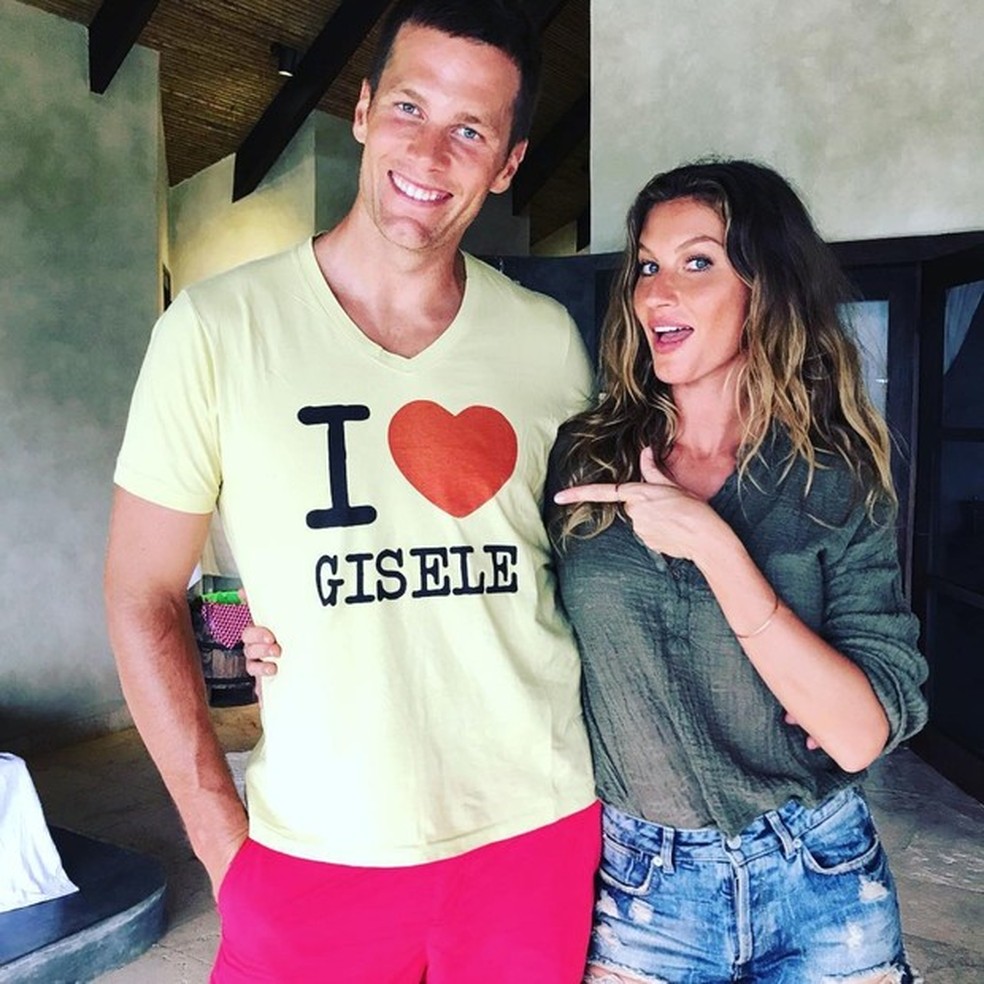 Gisele Bündchen e Tom Brady — Foto: Reprodução/ Instagram