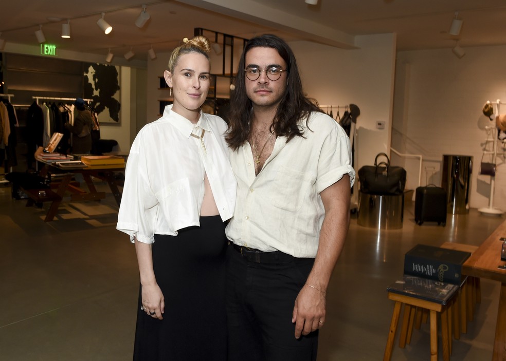 Rumer Willis e Derek Richard Thomas — Foto: Getty Images