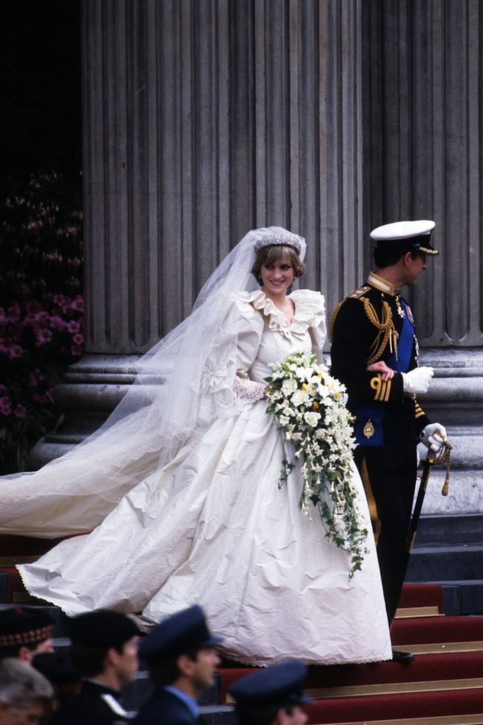 Princesa Diana e o príncipe Charles — Foto: Getty Images
