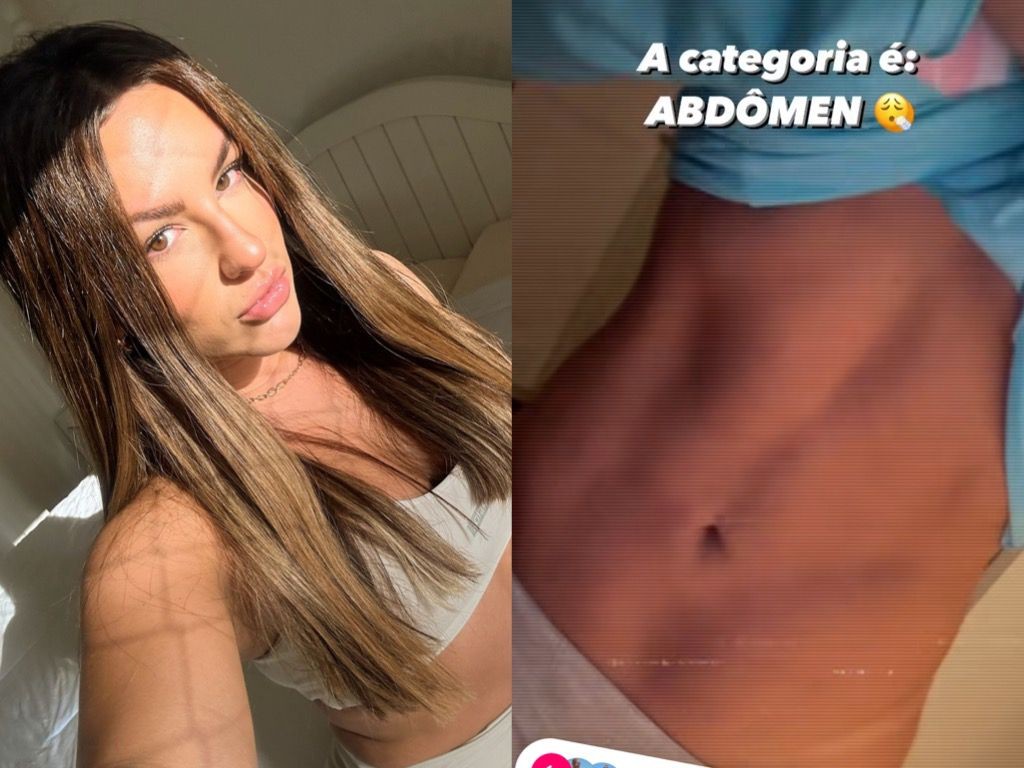 Kéfera Buchmann entra em trend e exibe foto do abdômen