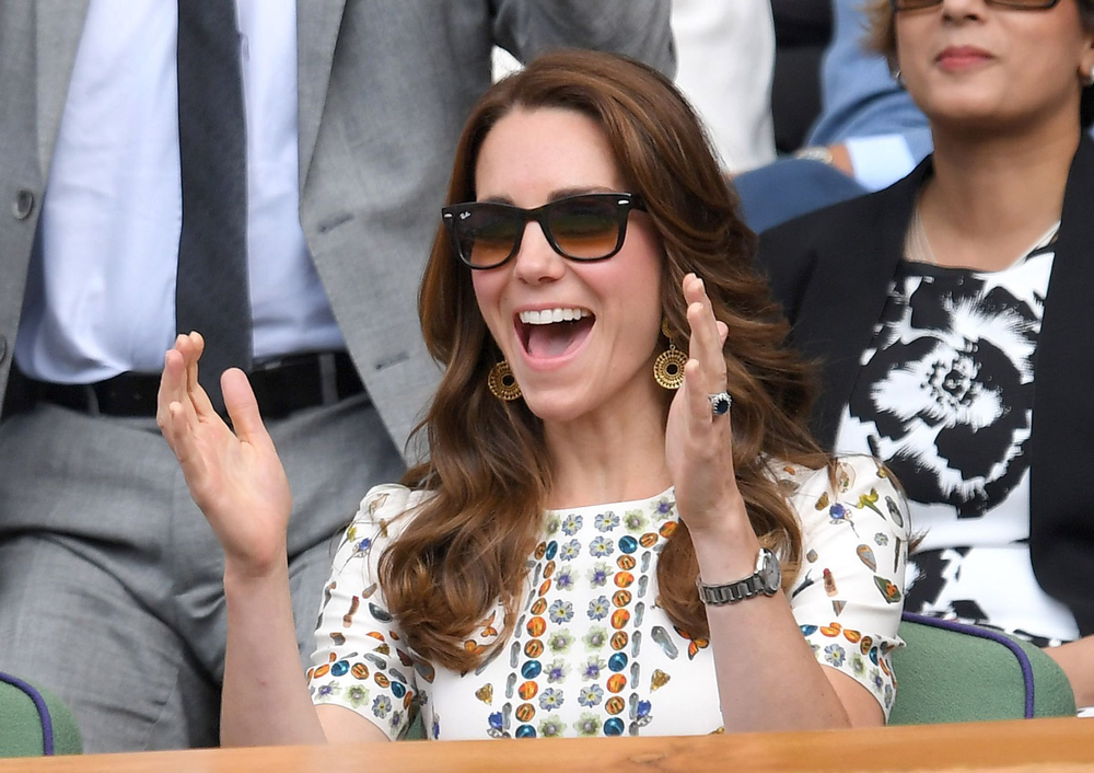 Um lembrete de que Kate Middleton é sempre a espectadora mais animada ...
