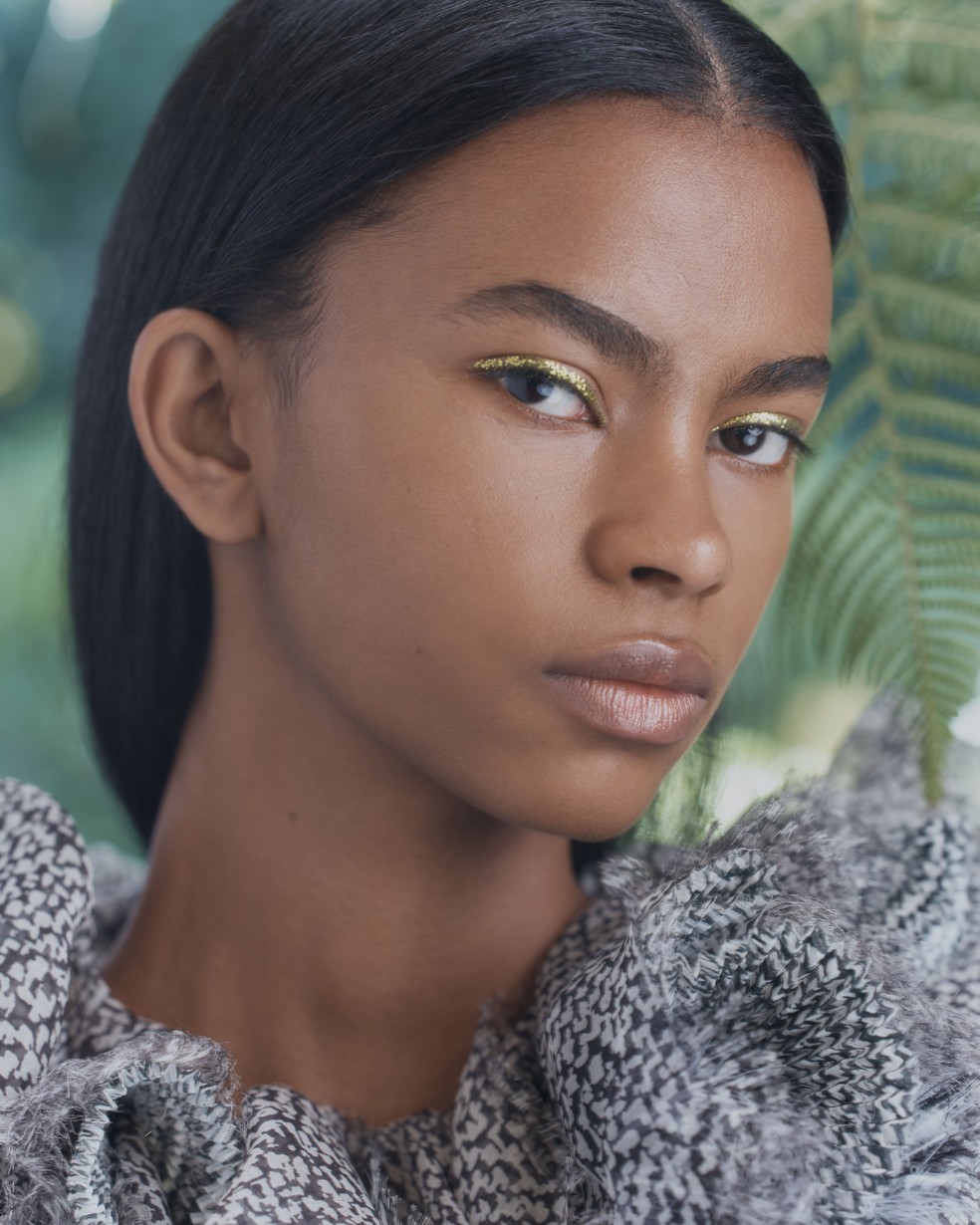 Beleza do desfile da Dior alta-costura — Foto: Reprodução/Instagram