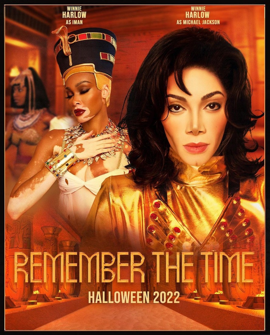 Winnie Harlow surpreende com semelhança ao homenagear Michael Jackson