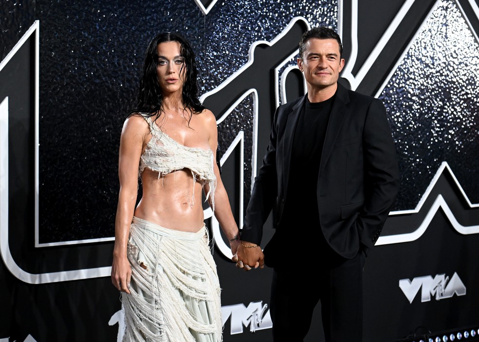 Katy Perry e Orlando Bloom — Foto: Getty Images
