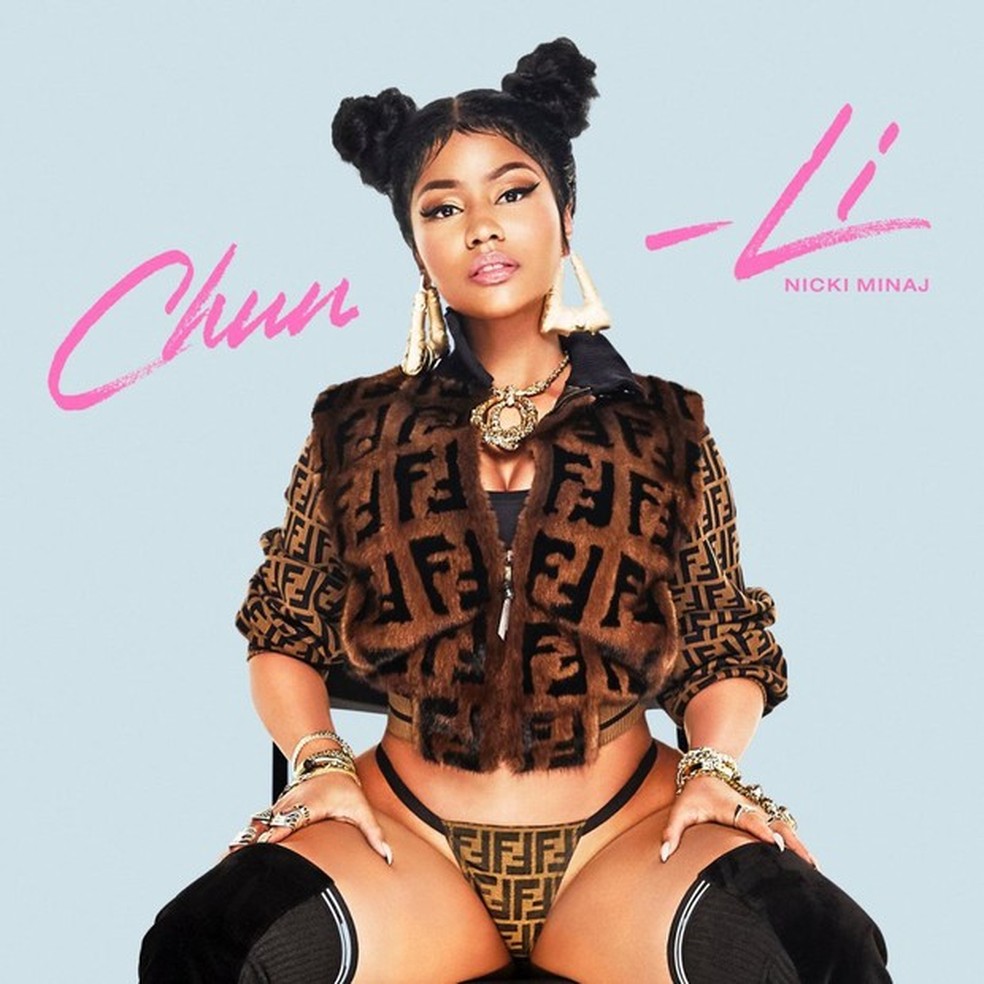 Nicki Minaj na capa de seu novo single, "Chun-Li". (Foto: Divulgação) — Foto: Vogue