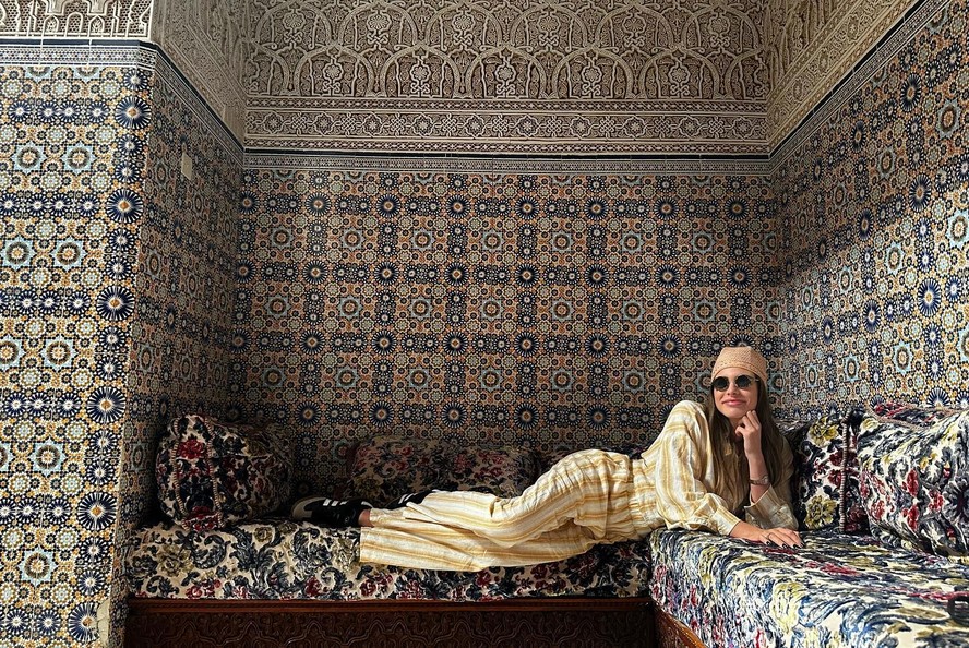 Stephanie Garcia em Marrakech