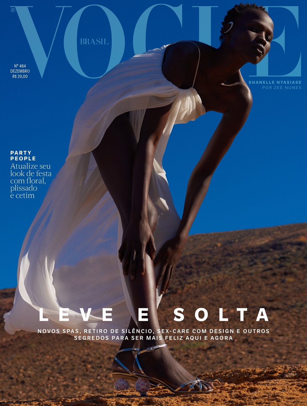 Shanelle Nyasiase é capa da Vogue Brasil em dezembro