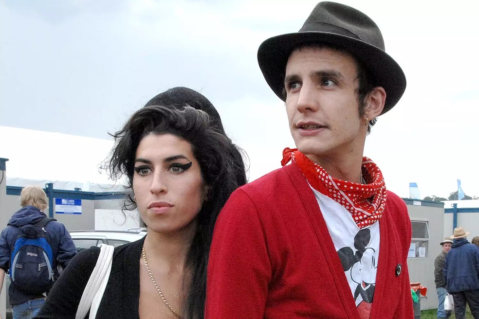Amy Winehouse e Blake Fielder-Civil. — Foto: Divulgação