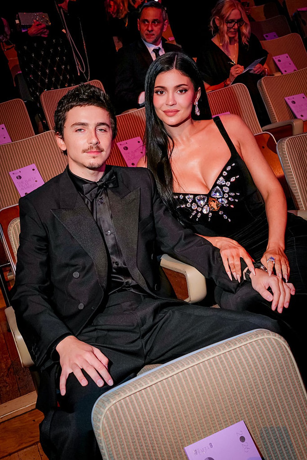 Timothée Chalamet e Kylie Jenner — Foto: getty