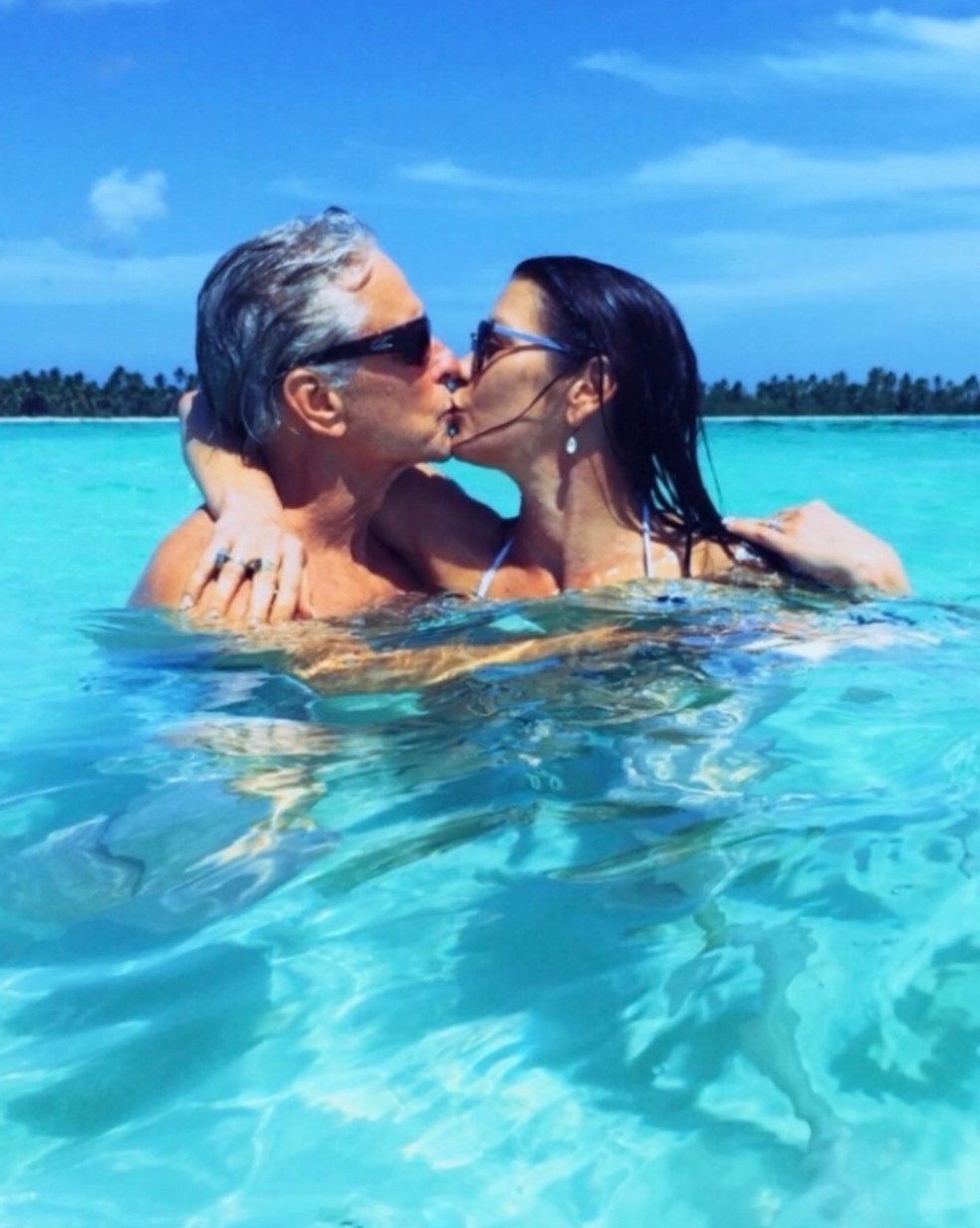Catherine Zeta-Jones e Michael Douglas — Foto: Reprodução/Instagram