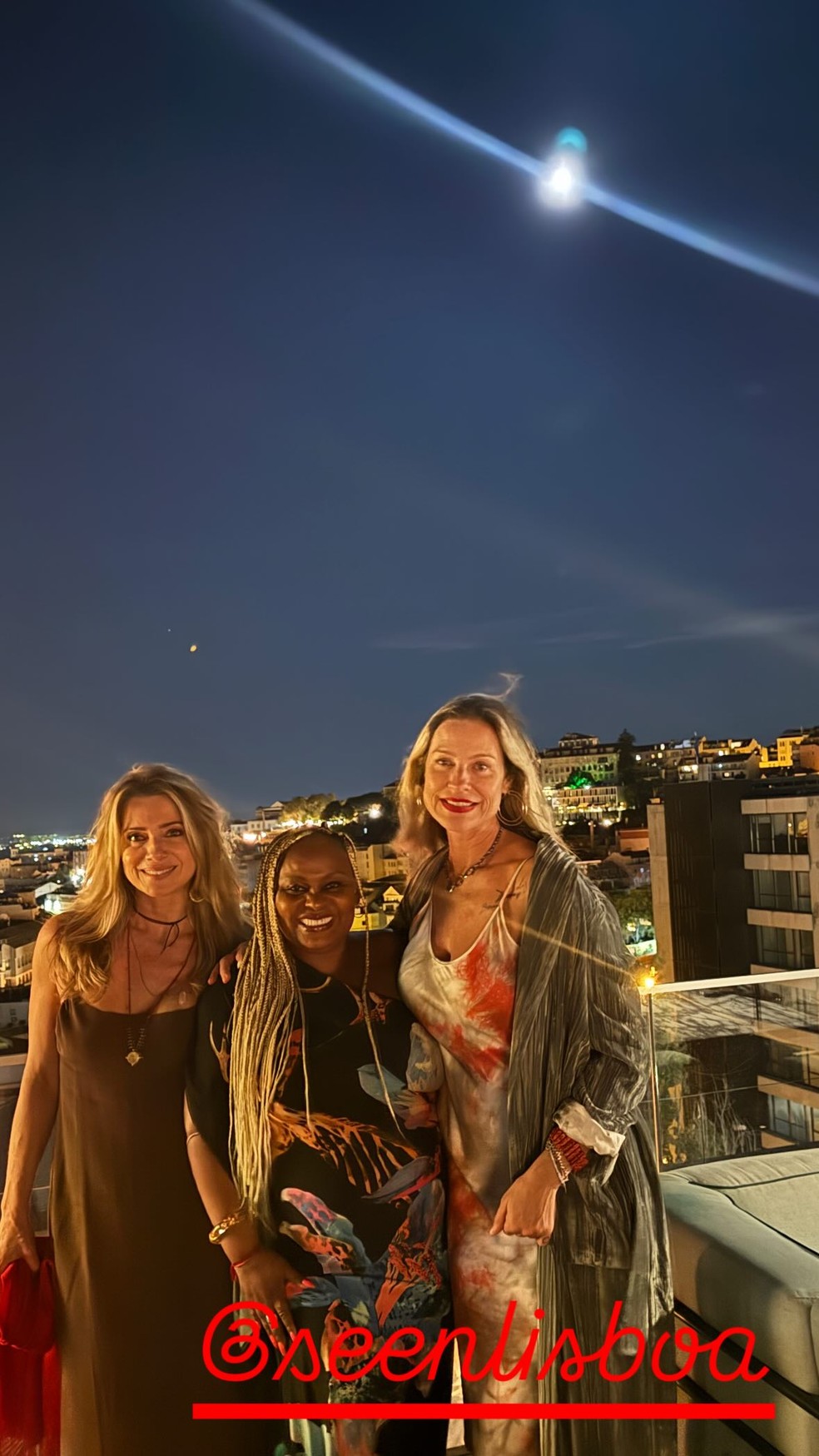 Luana Piovani mostra encontro com Letícia Spiller e Magda Burity em Portugal — Foto: reprodução/instagram