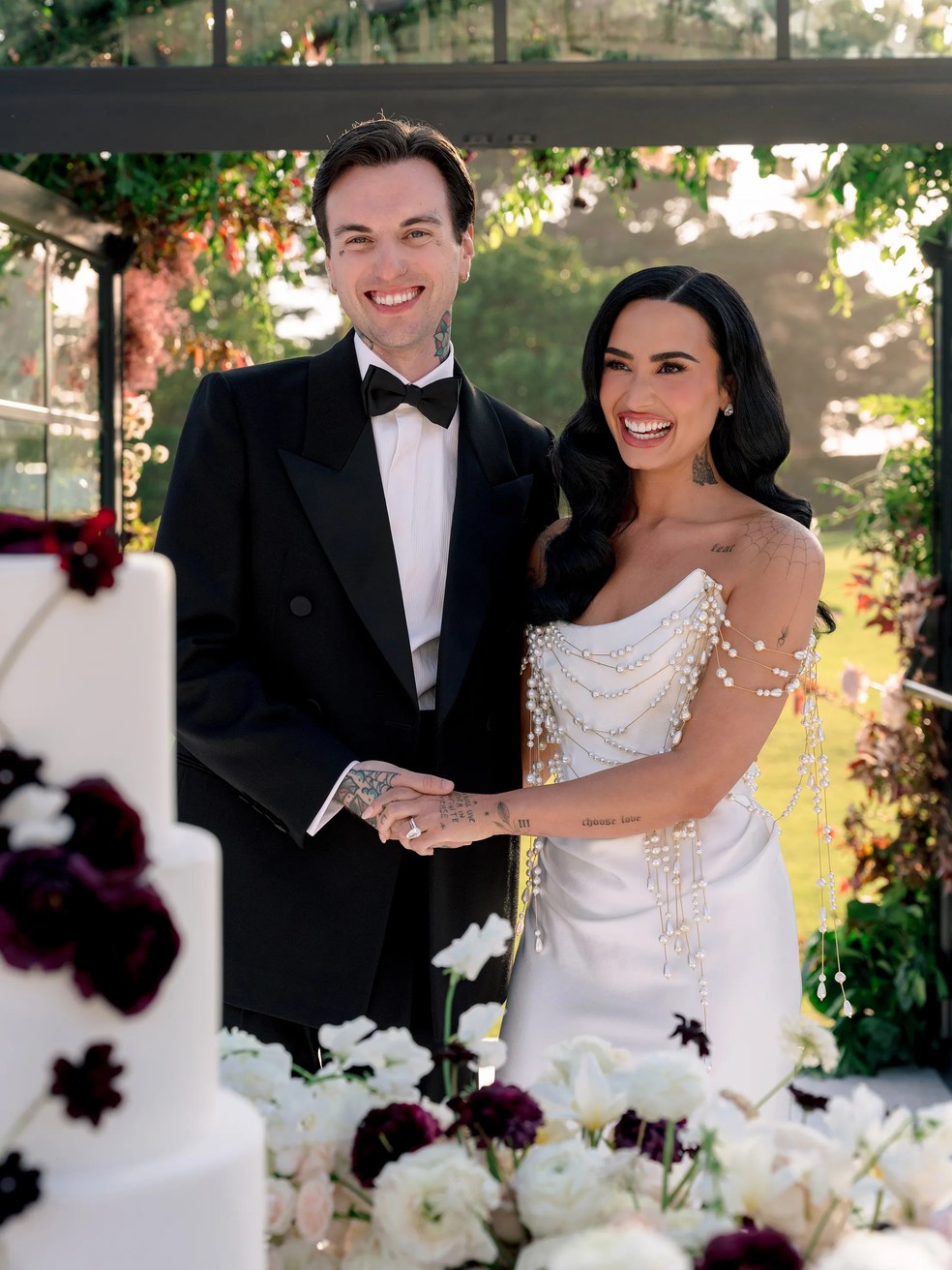 Por dentro do casamento de Demi Lovato e Jordan “Jutes” Lutes em Santa