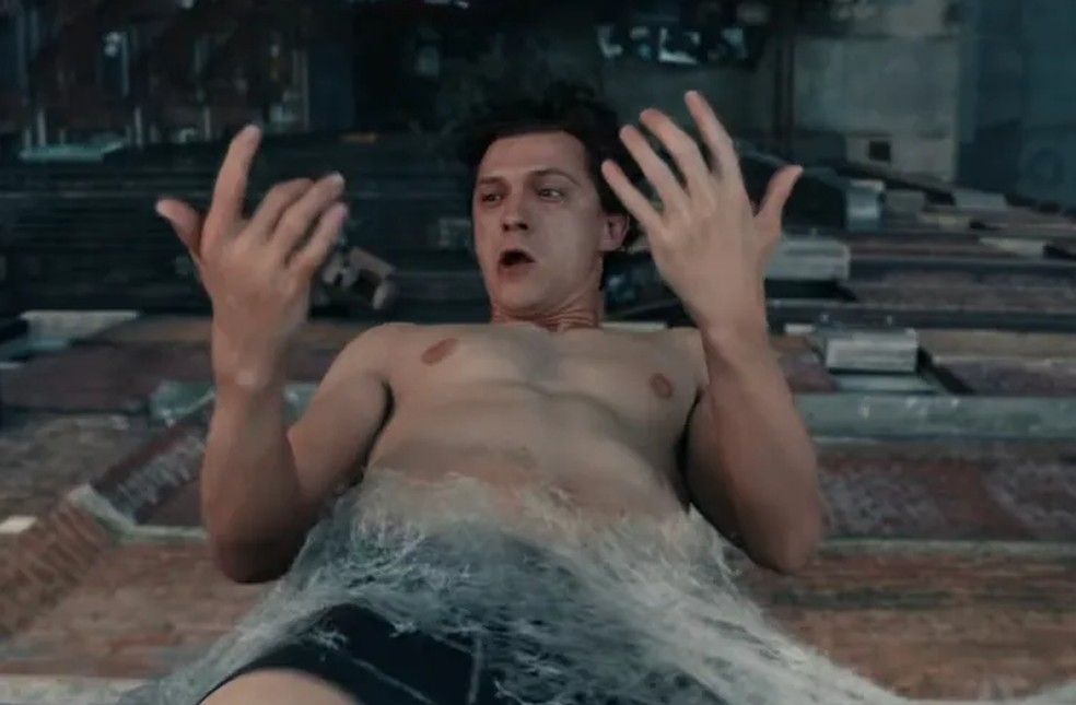 Tom Holland em "Homem-Aranha: Um Novo Dia" — Foto: Sony Pictures